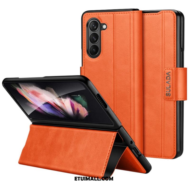 Case Samsung Galaxy Z Fold 6 Etui Na Telefon Sztuczna Skóra Sulada