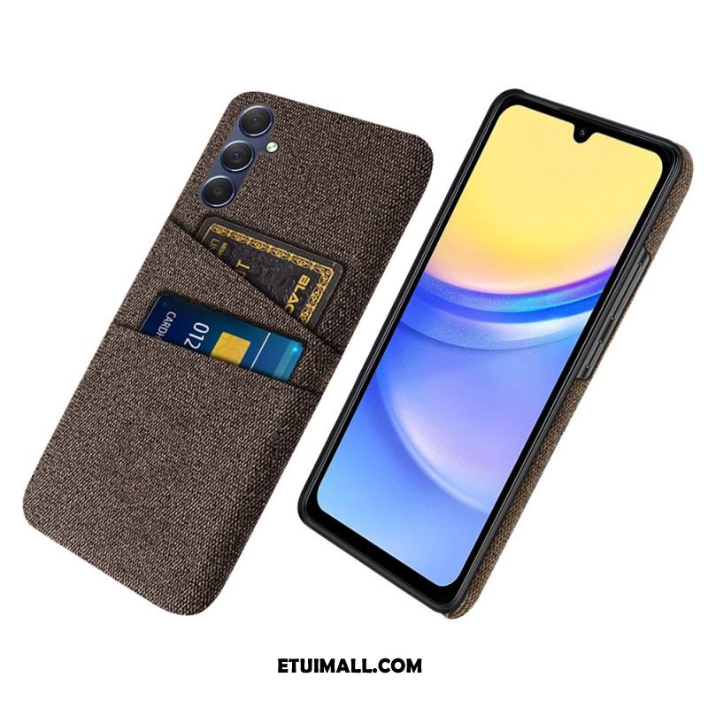 Etui Do Samsung Galaxy A15 5g Materiałowe Etui Na Karty