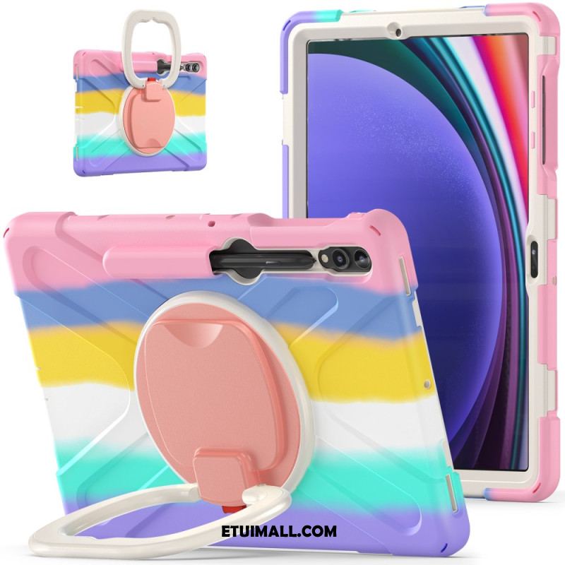 Etui Do Samsung Galaxy Tab S9 Fe Plus Wielofunkcyjny Obrotowy Wspornik I Uchwyt