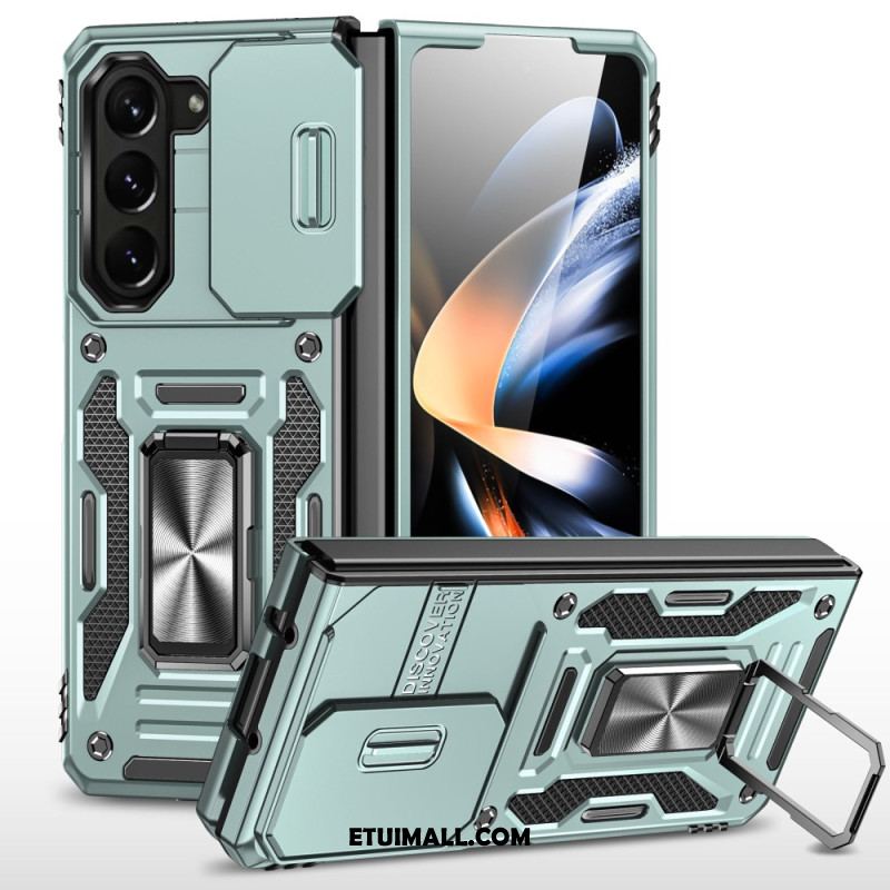 Etui Do Samsung Galaxy Z Fold 5 Pełna Ochrona Za Pomocą Pierścienia