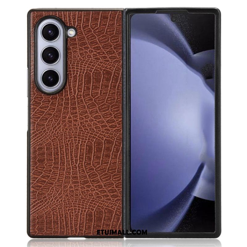 Etui Do Samsung Galaxy Z Fold 6 Efekt Skóry