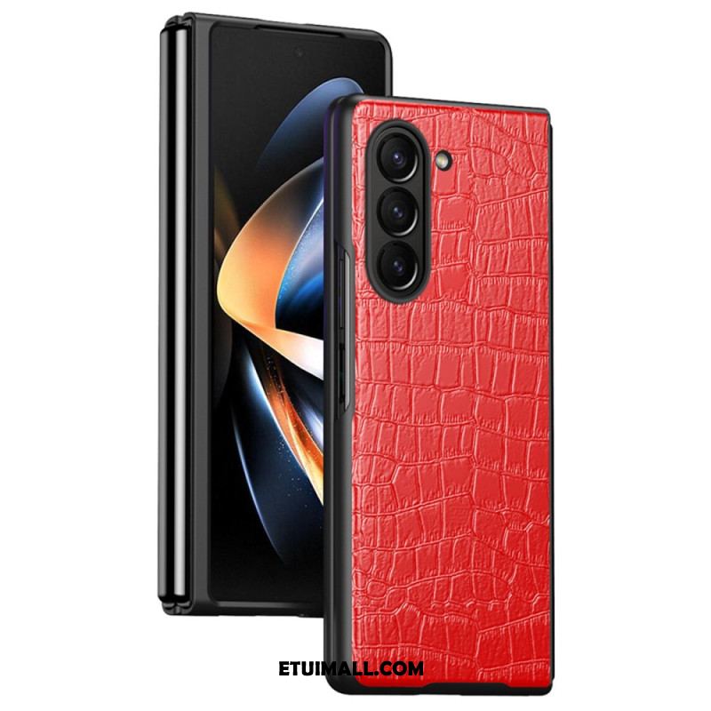 Etui Do Samsung Galaxy Z Fold 6 Styl Krokodyla