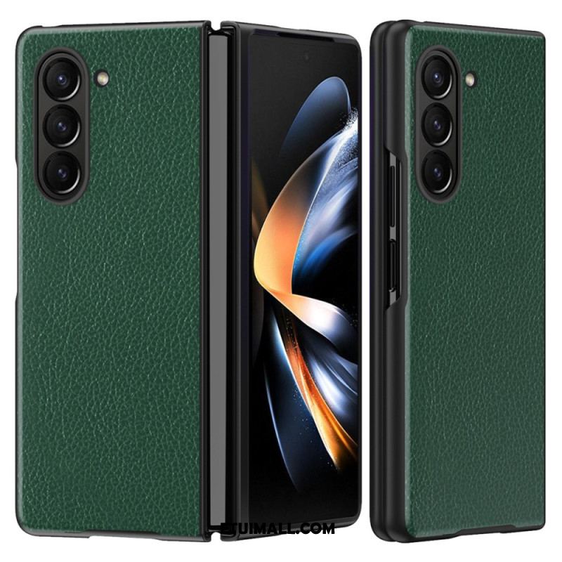 Etui Do Samsung Galaxy Z Fold 6 Sztuczna Skóra Liczi