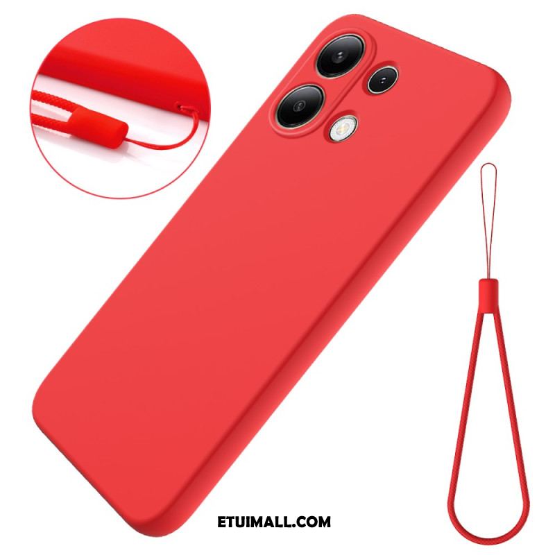 Etui Do Xiaomi Redmi Note 13 4g Pasek Z Płynnego Silikonu