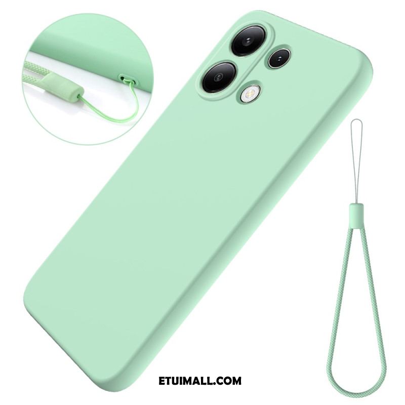 Etui Do Xiaomi Redmi Note 13 4g Pasek Z Płynnego Silikonu