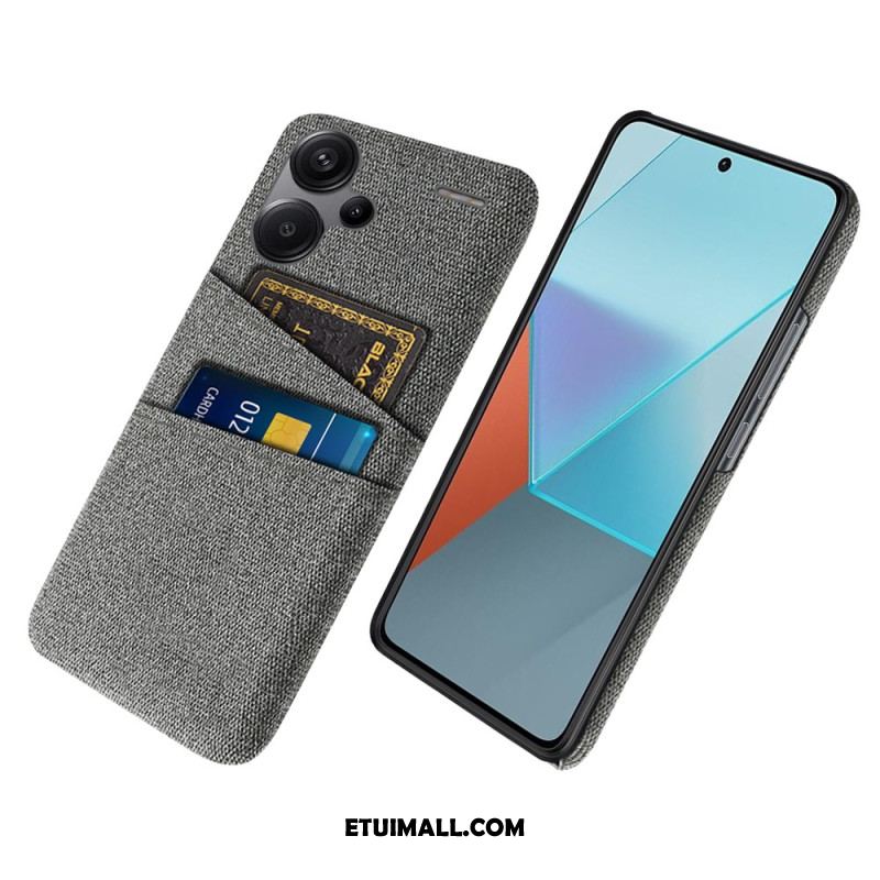 Etui Do Xiaomi Redmi Note 13 Pro Plus 5g Etui Na Karty Materiałowe