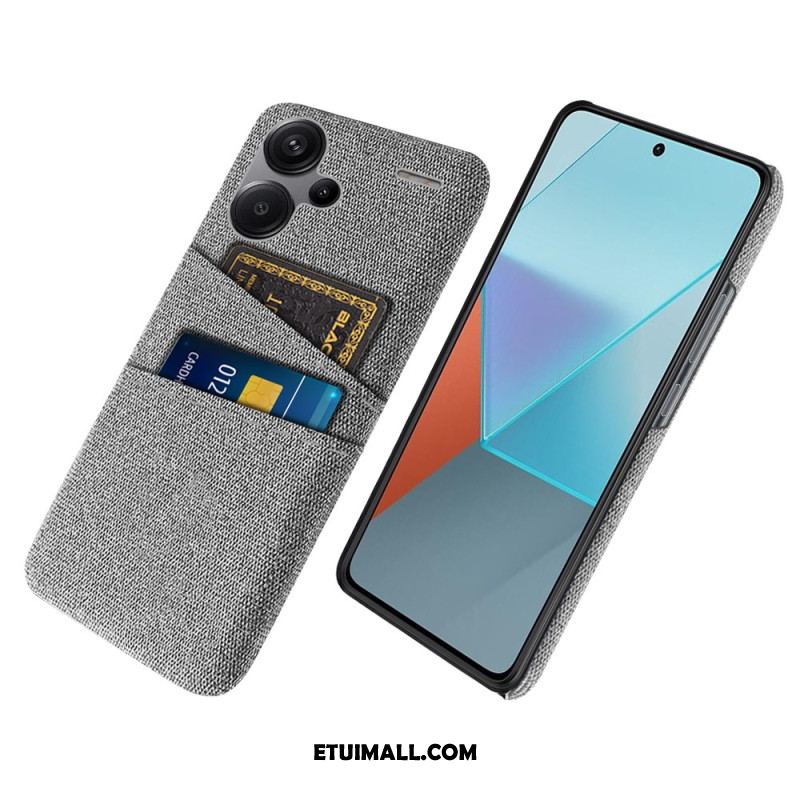 Etui Do Xiaomi Redmi Note 13 Pro Plus 5g Etui Na Karty Materiałowe