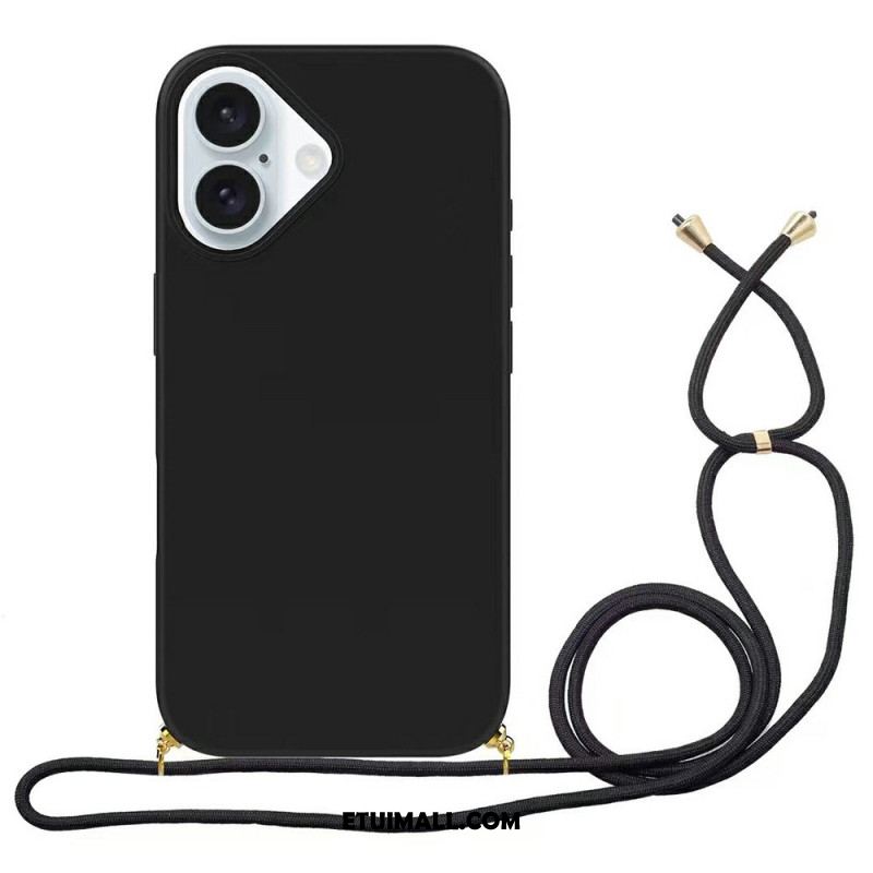 Etui Do iPhone 16 Plus Kordonowa Słoma Pszenna