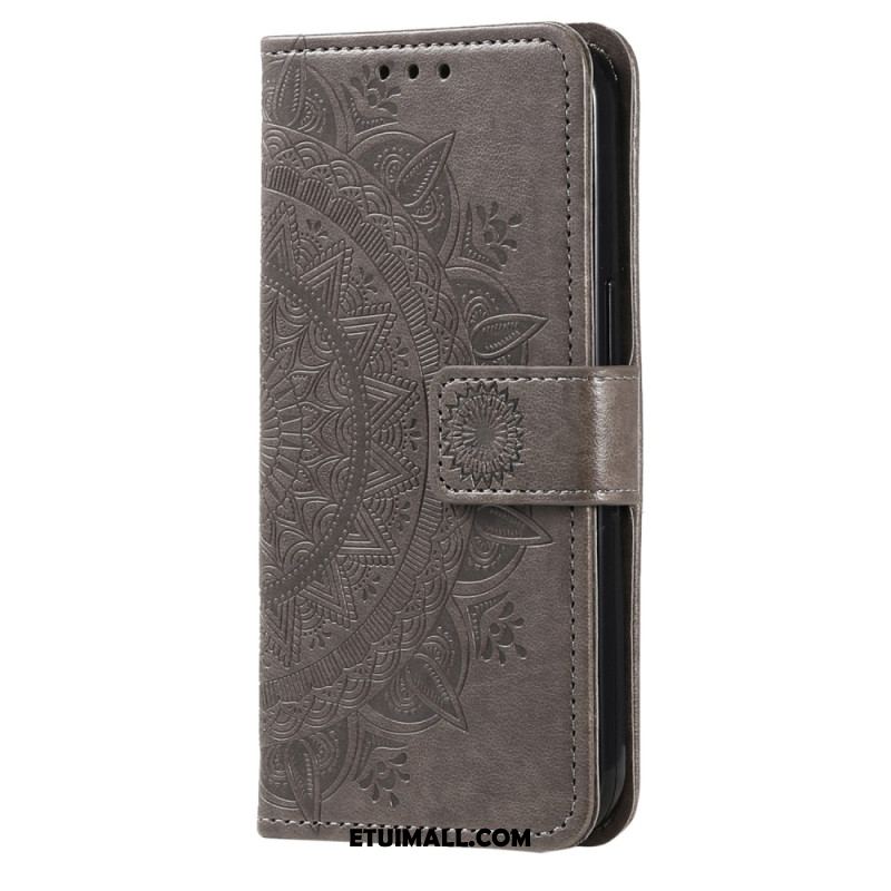 Etui Folio Do Google Pixel 8 Mandala Z Paskiem