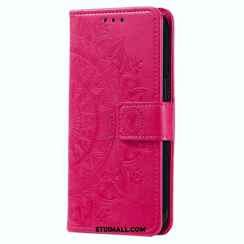 Etui Folio Do Google Pixel 8 Mandala Z Paskiem