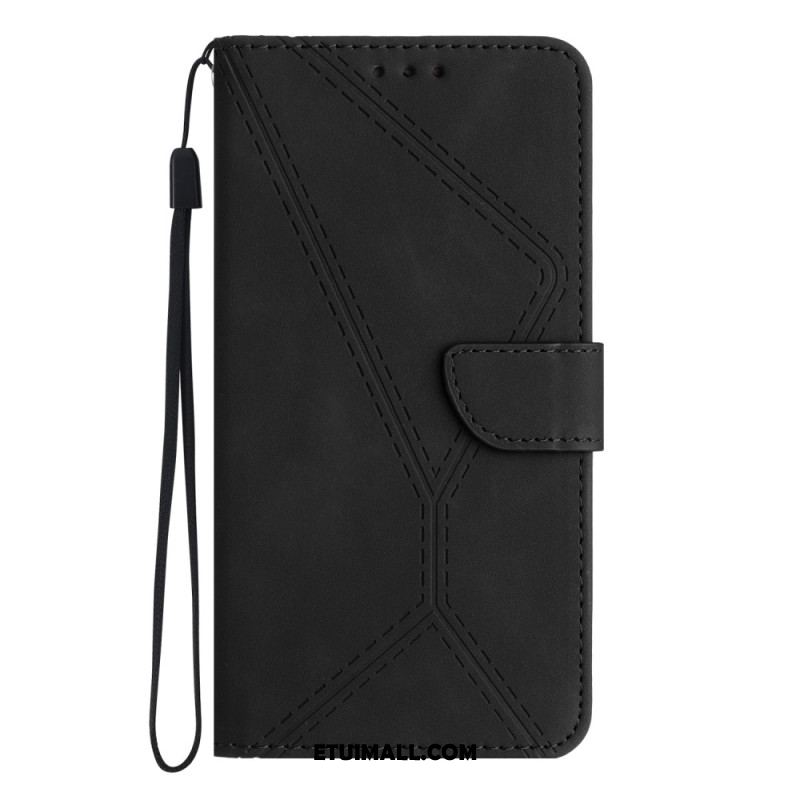 Etui Folio Do Google Pixel 8 Pro Linie I Kropki W Paski