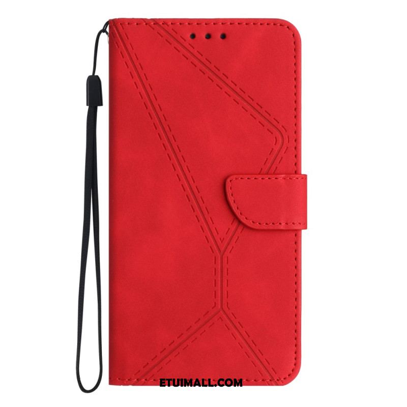 Etui Folio Do Google Pixel 8 Pro Linie I Kropki W Paski