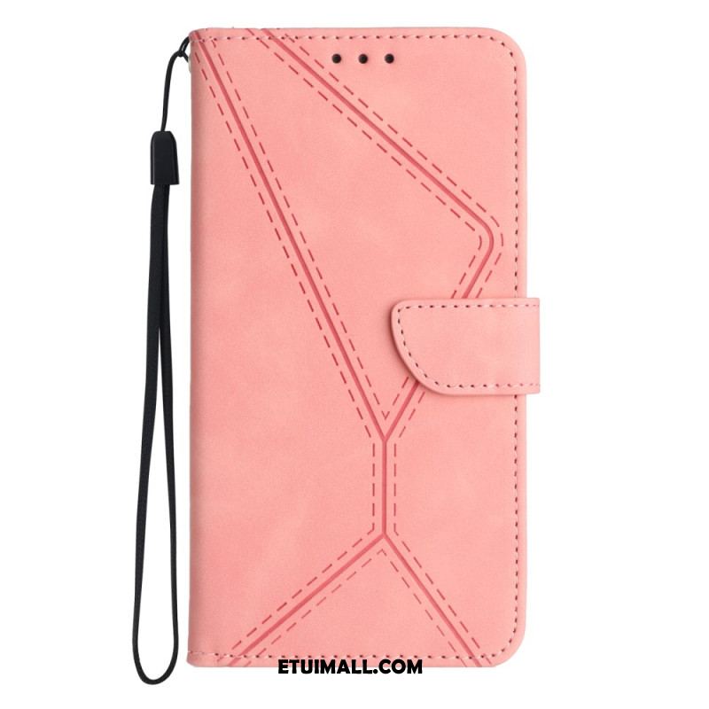 Etui Folio Do Google Pixel 8 Pro Linie I Kropki W Paski