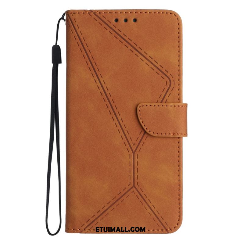 Etui Folio Do Google Pixel 8 Pro Linie I Kropki W Paski