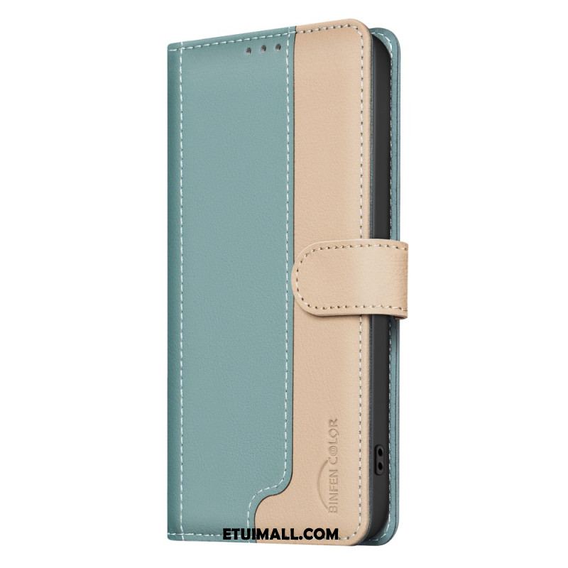 Etui Folio Do Google Pixel 9 Bicolor Technologia Blokowania Rfid Binfen Color