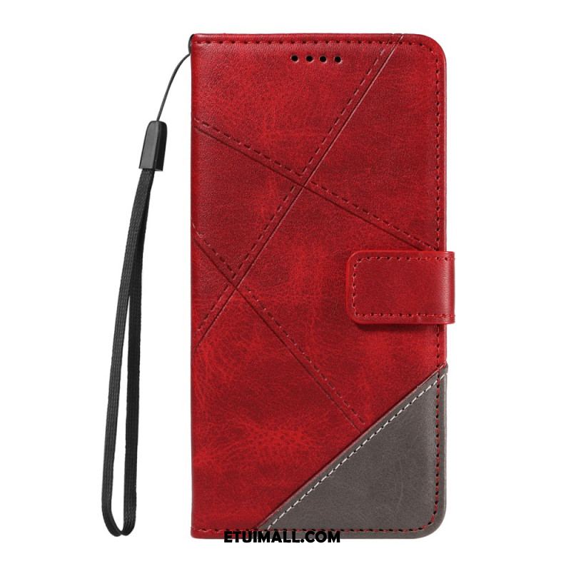 Etui Folio Do Google Pixel 9 Dwukolorowy Trójkąt