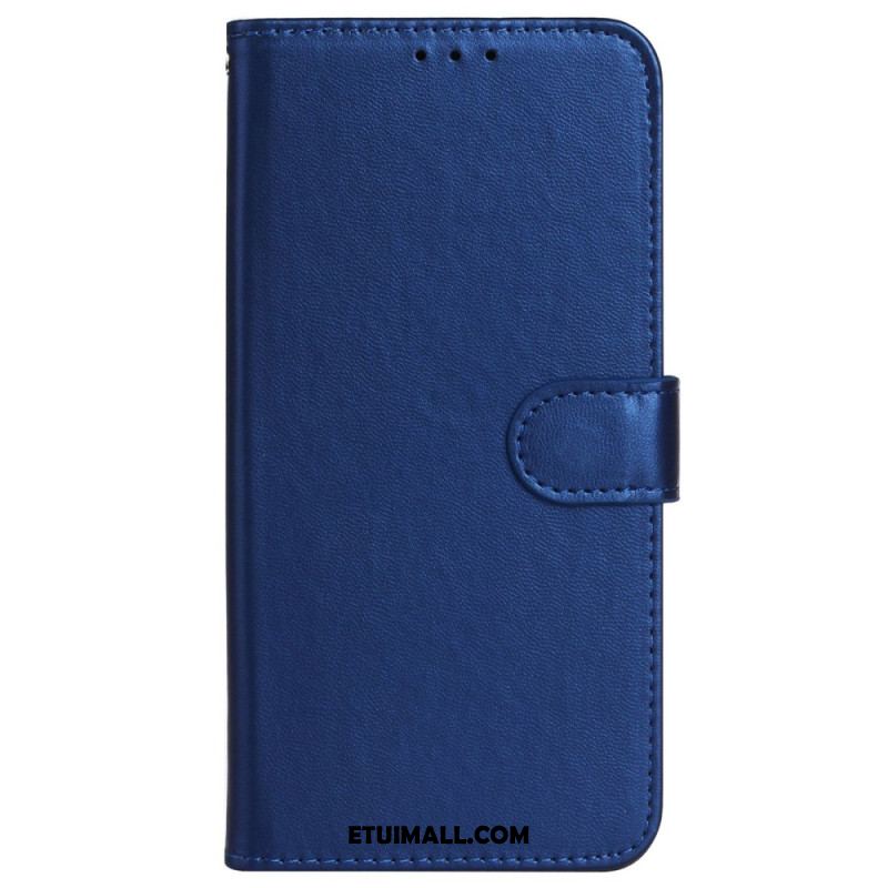 Etui Folio Do Google Pixel 9 Efekt Skóry Z Paskiem