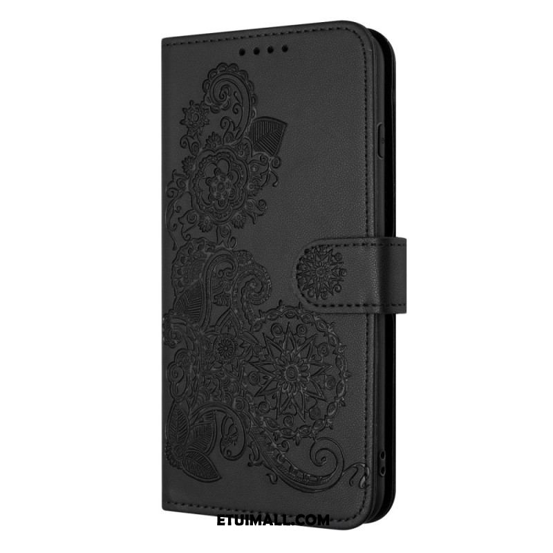 Etui Folio Do Google Pixel 9 Kwiaty Mandali Z Paskiem