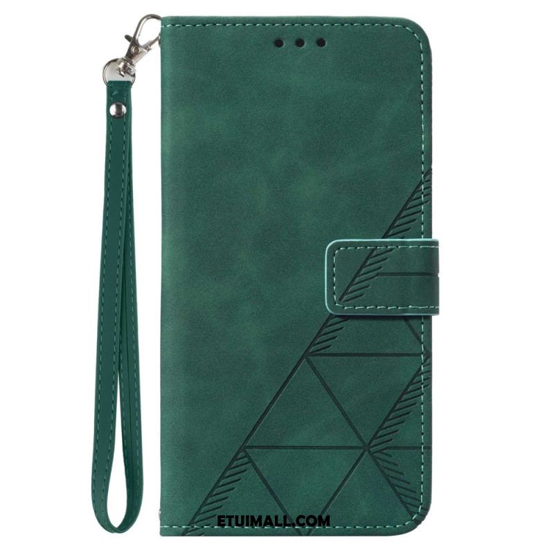 Etui Folio Do Google Pixel 9 Pro Trójkąty Paska