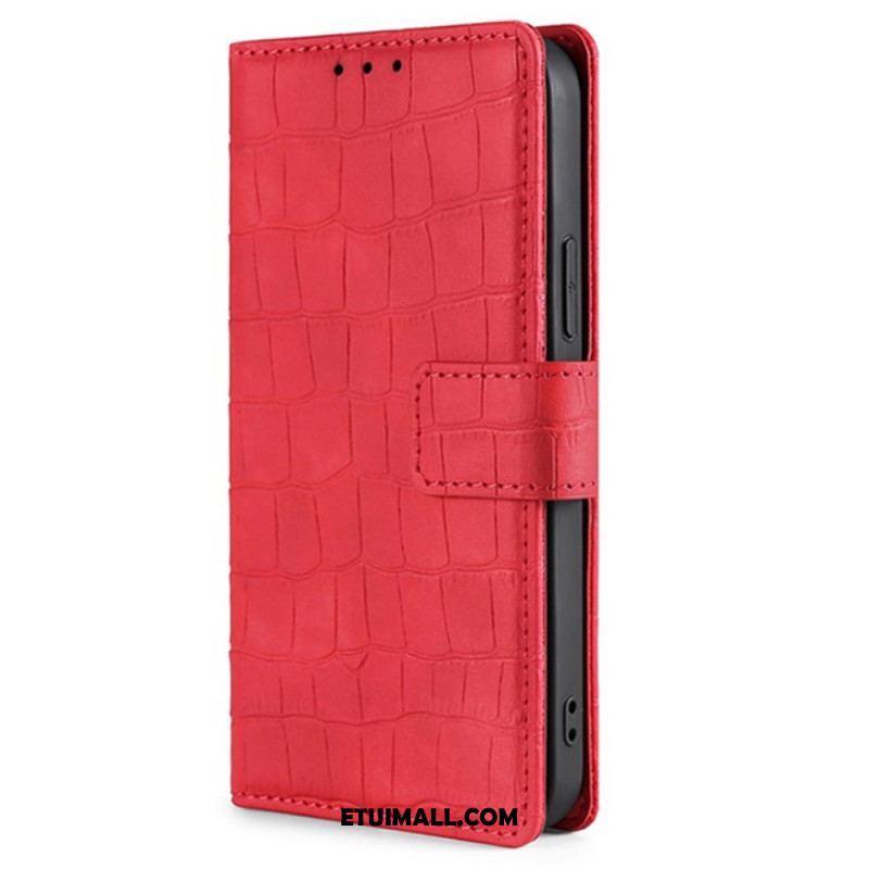 Etui Folio Do Huawei Nova 12i Tekstura Krokodyla