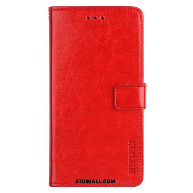 Etui Folio Do Oneplus 12 5g Sztuczna Skóra Retro Idewei