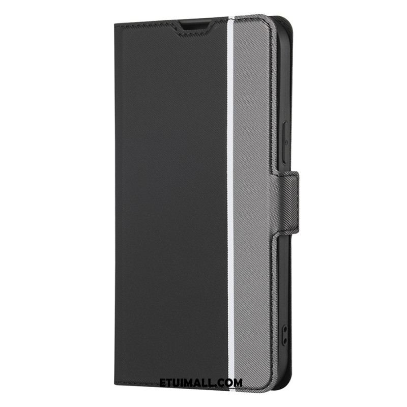 Etui Folio Do Oppo A98 5g Tekstura Jodełki