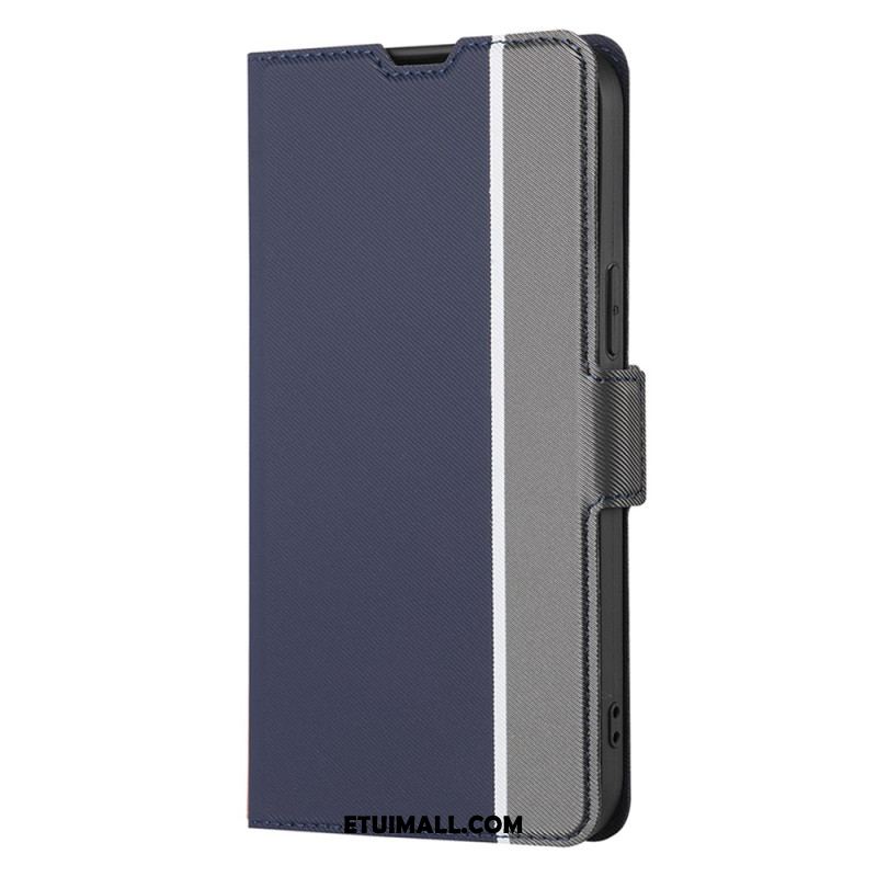 Etui Folio Do Oppo A98 5g Tekstura Jodełki