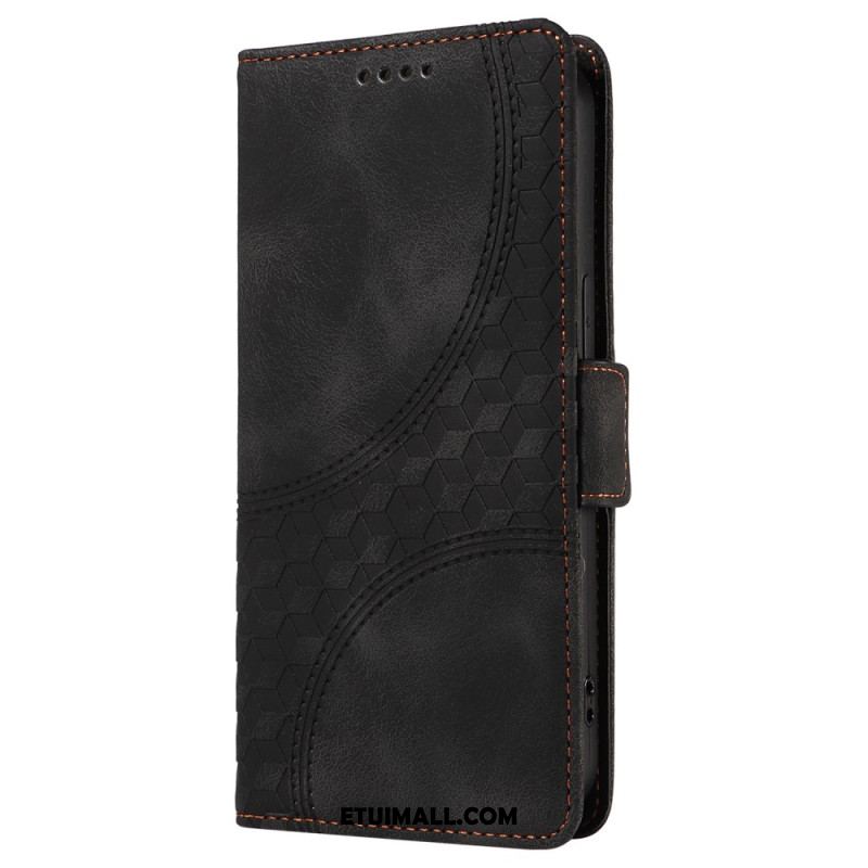 Etui Folio Do Oppo Reno 12 5g Gwiaździsty Romb