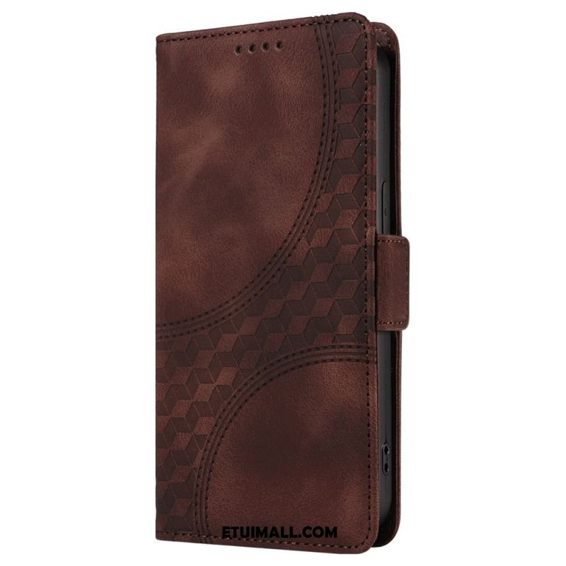 Etui Folio Do Oppo Reno 12 5g Gwiaździsty Romb