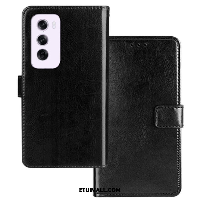 Etui Folio Do Oppo Reno 12 5g Sztuczna Skóra Idewei