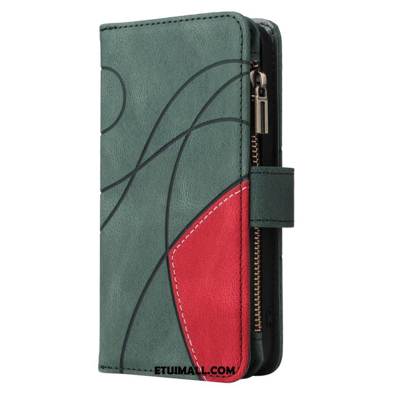 Etui Folio Do Oppo Reno 12 5g Wielofunkcyjny Dwukolorowy