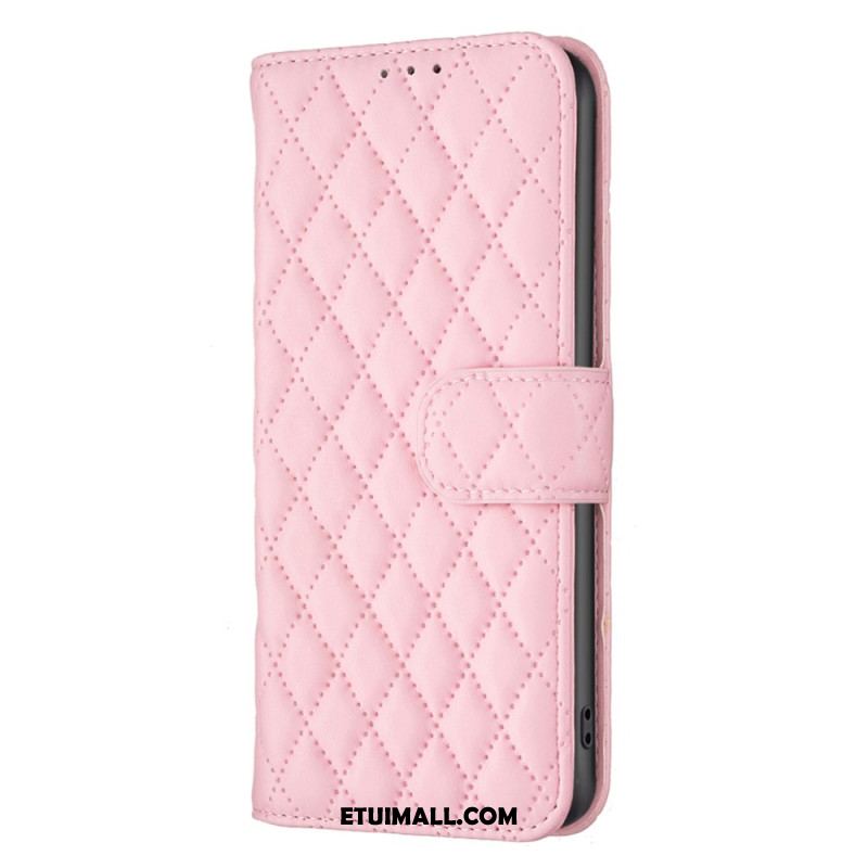 Etui Folio Do Oppo Reno 12f 5g Pikowana Binfen Kolor