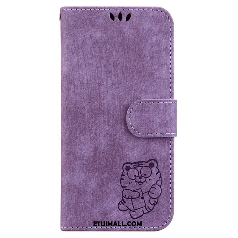 Etui Folio Do Oppo Reno 12f 5g Wzór Tygrysa