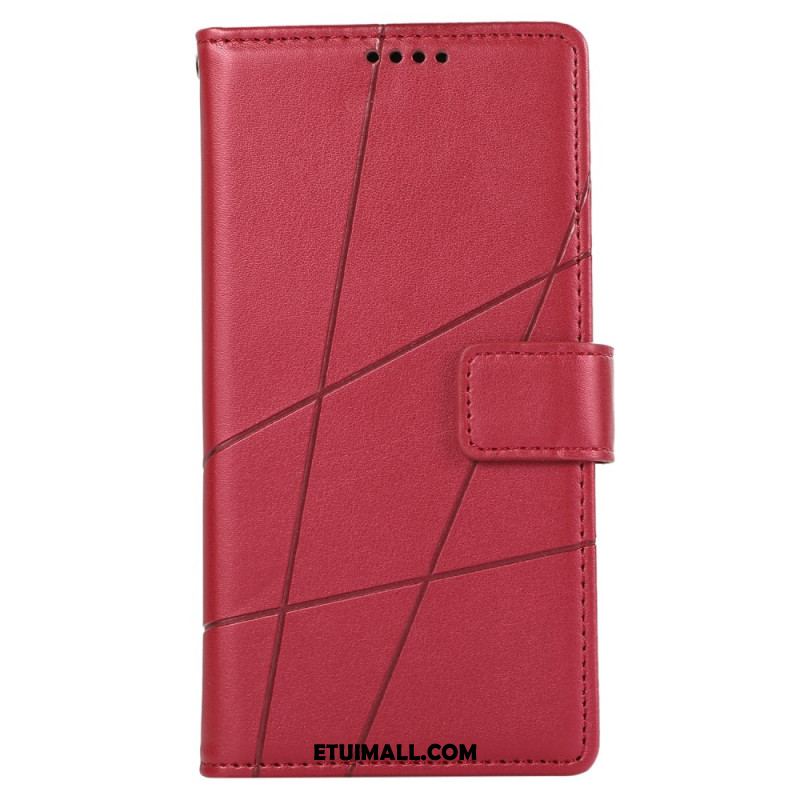 Etui Folio Do Realme 12 / 12x 5g Linie Pasków