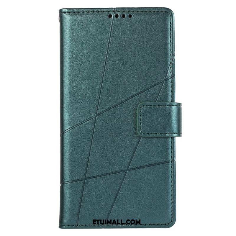 Etui Folio Do Realme 12 / 12x 5g Linie Pasków