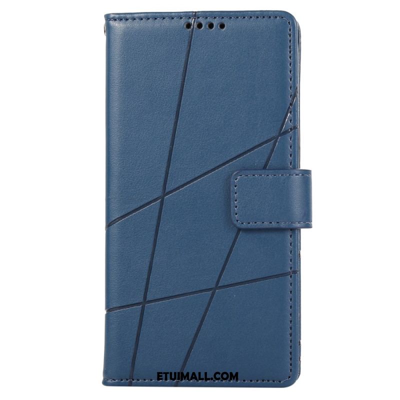 Etui Folio Do Realme 12 / 12x 5g Linie Pasków