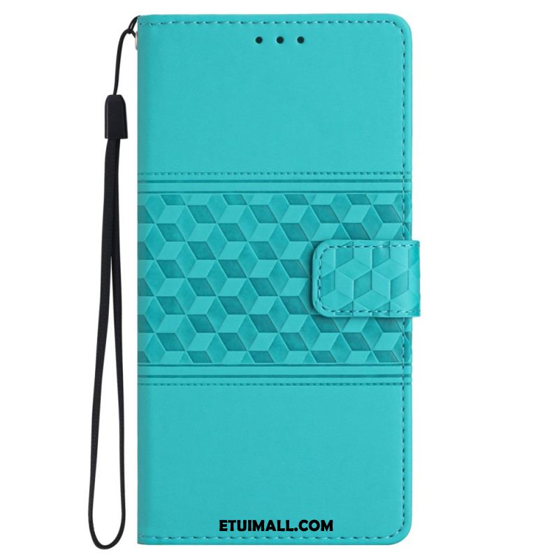 Etui Folio Do Samsung Galaxy A15 5g Fryz Z Paskiem