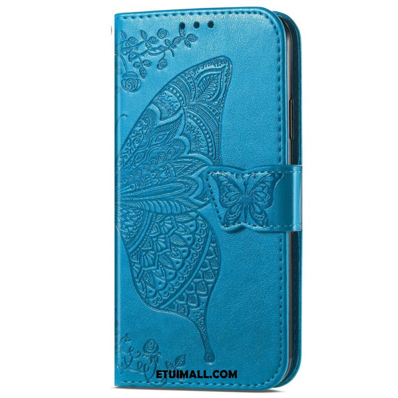 Etui Folio Do Samsung Galaxy A16 5g Barokowy Motyl