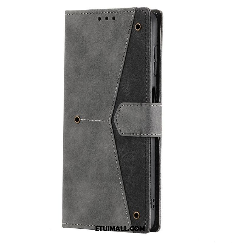 Etui Folio Do Samsung Galaxy A16 5g Dwukolorowe Zapięcie Magnetyczne