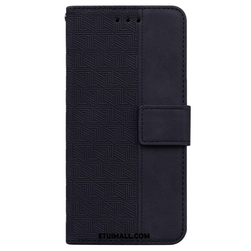 Etui Folio Do Samsung Galaxy A16 5g Wzór Tkany