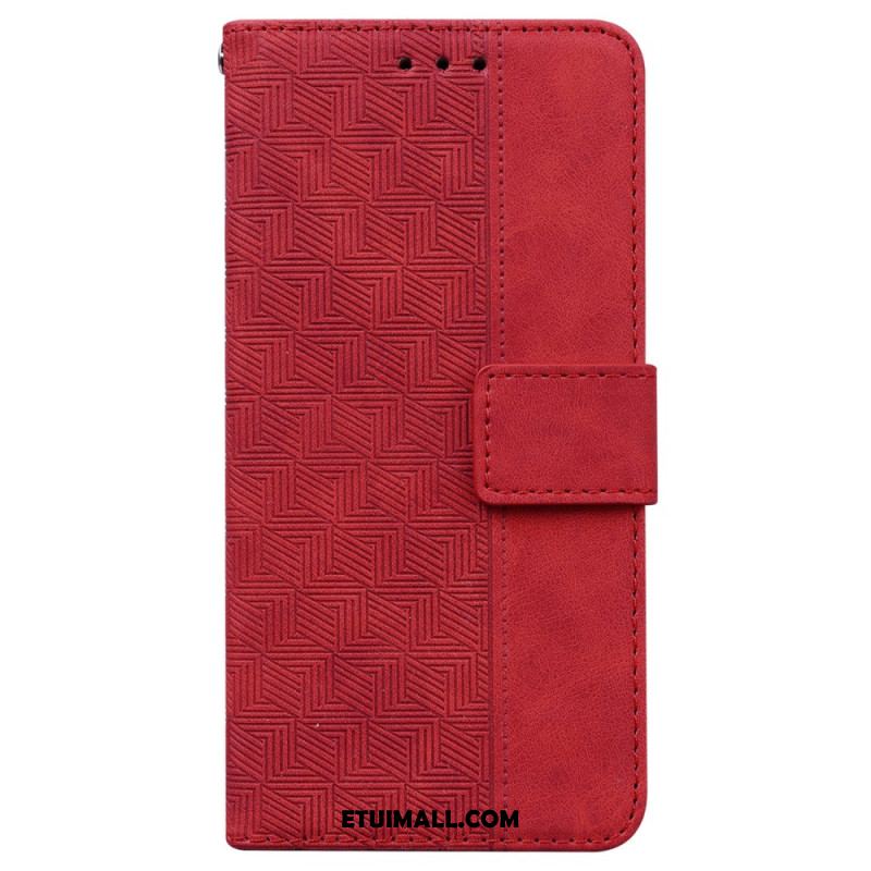 Etui Folio Do Samsung Galaxy A16 5g Wzór Tkany