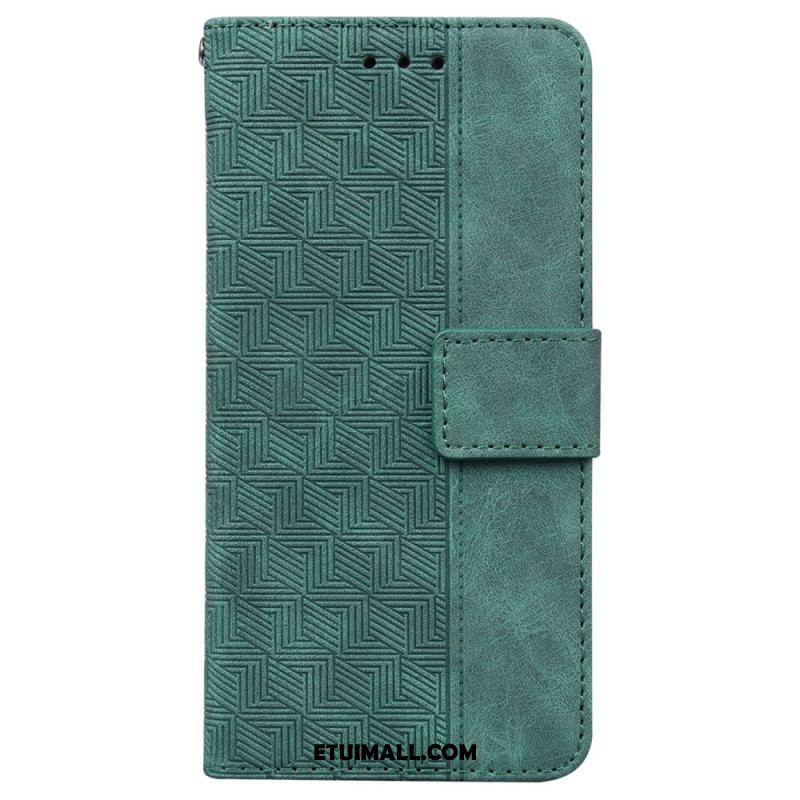 Etui Folio Do Samsung Galaxy A16 5g Wzór Tkany