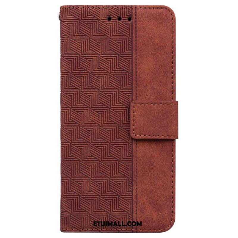 Etui Folio Do Samsung Galaxy A16 5g Wzór Tkany