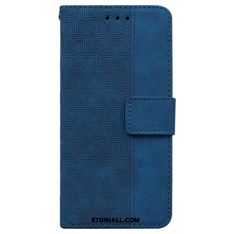 Etui Folio Do Samsung Galaxy A16 5g Wzór Tkany