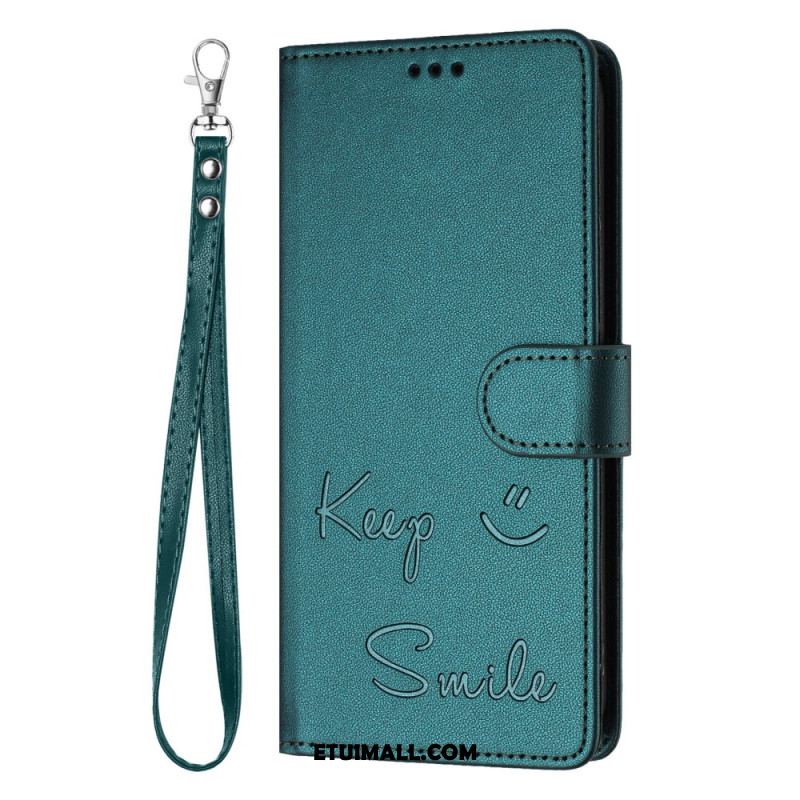 Etui Folio Do Samsung Galaxy A16 5g Zachowaj Uśmiech