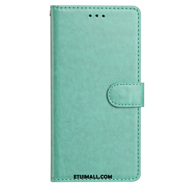 Etui Folio Do Samsung Galaxy A16 5g Zwykła Sztuczna Skóra