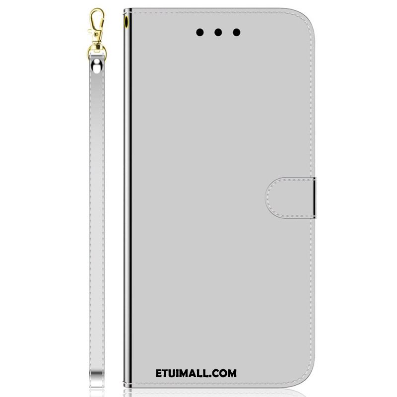 Etui Folio Do Samsung Galaxy A55 5g Efekt Lustra I Pasek