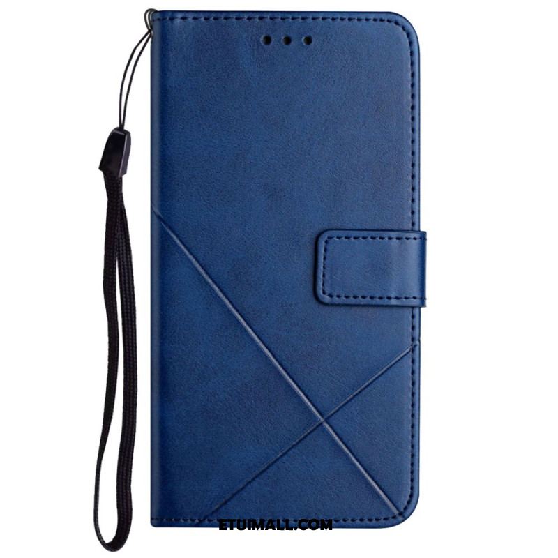 Etui Folio Do Samsung Galaxy A55 5g Linie Z Paskiem