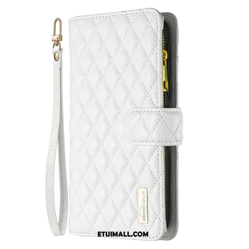 Etui Folio Do Samsung Galaxy A55 5g Pikowana Binfen Kolor