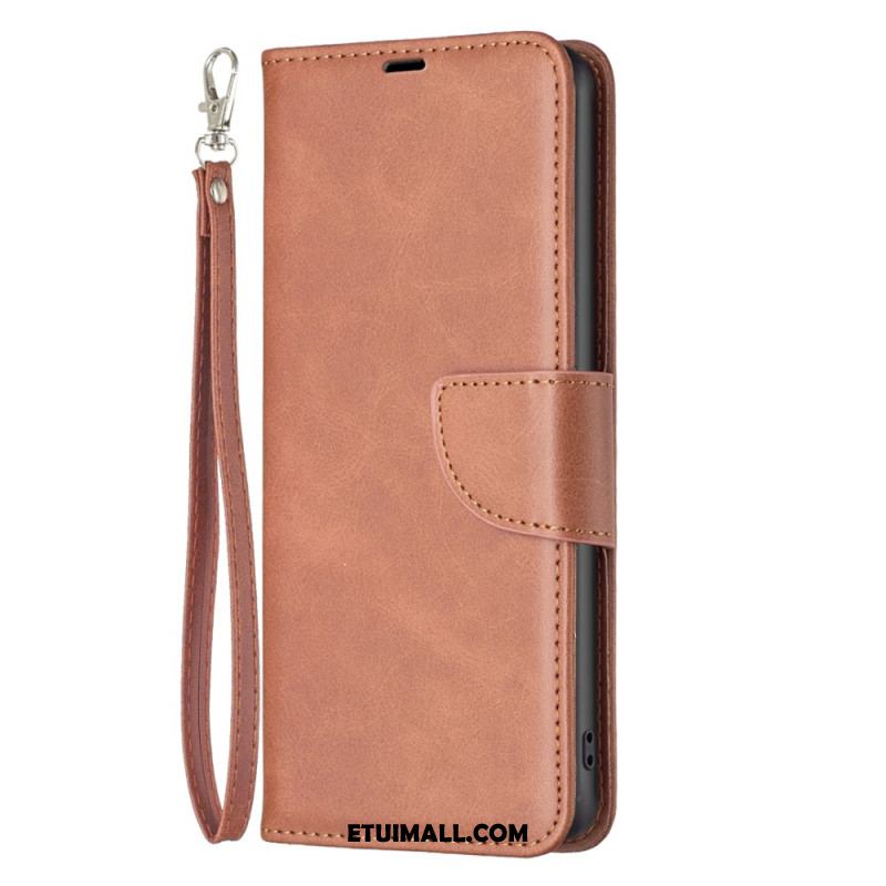 Etui Folio Do Samsung Galaxy A55 5g Portfel Z Teksturowanym Paskiem